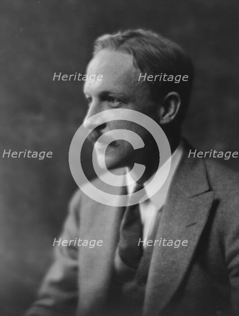 Milliken, Mr., portrait photograph, 1916. Creator: Arnold Genthe.