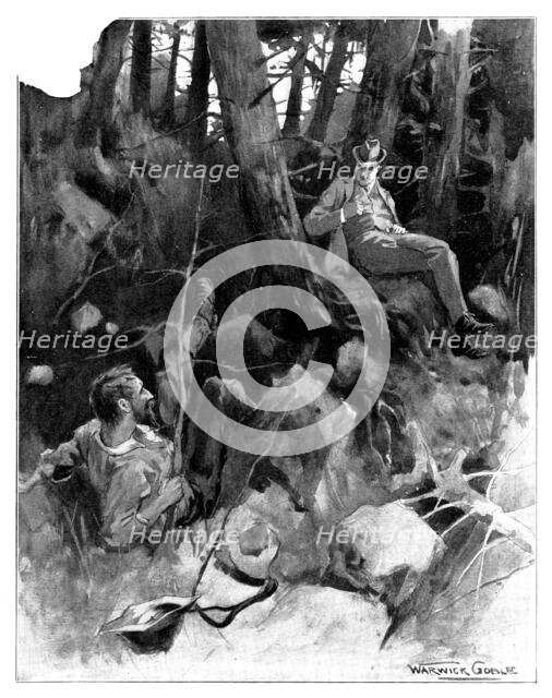 How Justice Works: "Ma foi! You make me surprise' when you come so walkin' through the air'', 1898. Creator: Unknown.