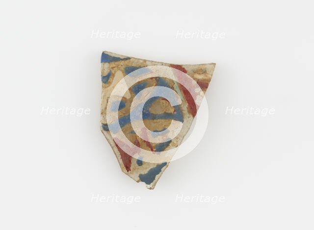 Islamic Glass Fragment, circa 900-1400. Creator: Unknown.