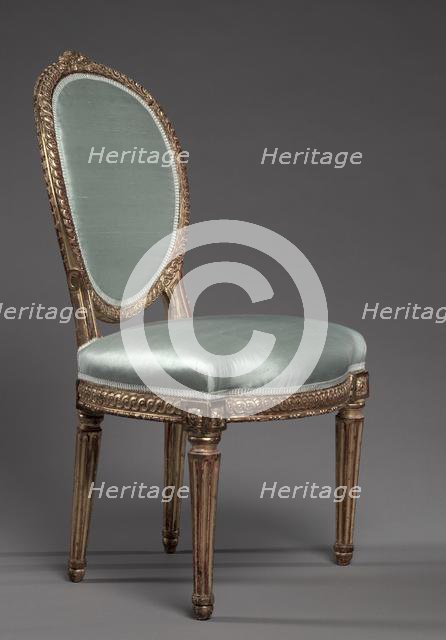 Side Chair (1 of 2), 1700s. Creator: Jean Baptiste fils Lelarge (French, 1743-1802).