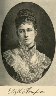 'Elizabeth Butler', 1883. Creator: Unknown.
