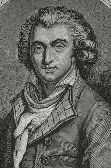 Fabre d’Eglantine, (Philippe-François-Nazaire Fabre), (1750-1794), French actor..., 1876.  Creator: Unknown.
