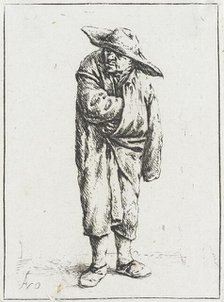 Peasant with His Hand in His Cloak, c1638. Creator: Adriaen van Ostade.
