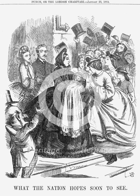 'What The Nation Hopes Soon To See', 1863. Artist: John Tenniel