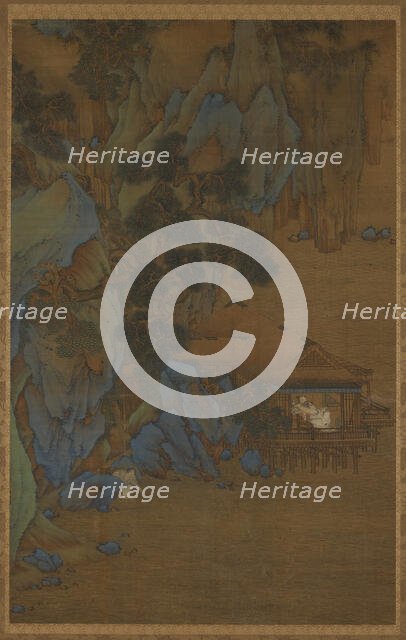 Enjoying the Breeze in a Waterside Pavilion, 16th-17th century. Creator: Unknown.