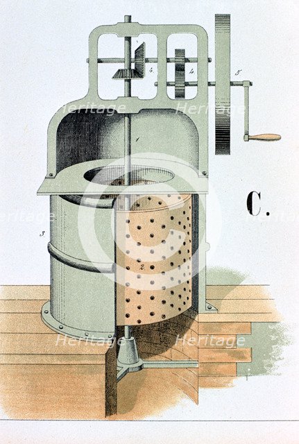 Centrifuge, 1882. Artist: Anon