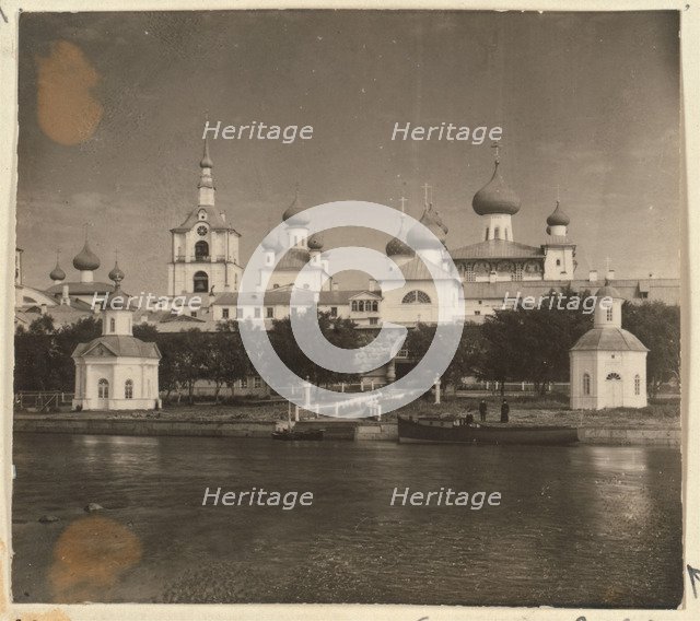 The Solovetsky Monastery on the Solovetsky Islands in the White Sea, 1915.