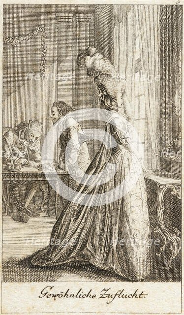 Illustration for 'Life of a Badly Brought Up Young Lady', 1779. Creator: Daniel Nikolaus Chodowiecki.