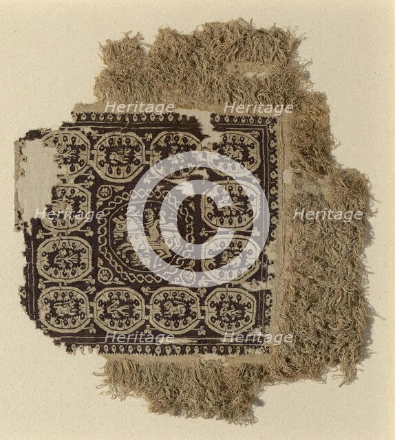 Fragment, Egypt, Roman period (30 B.C.-641 A.D.), 4th/5th century. Creator: Unknown.