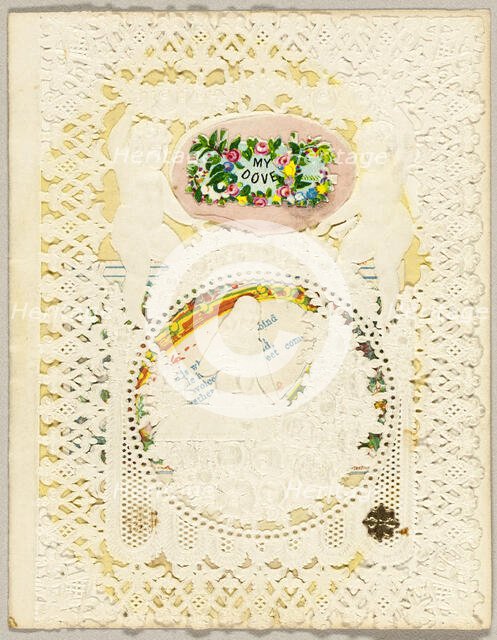 My Dove (Valentine), 1850/59. Creator: David Mossman.