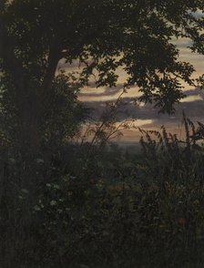 Landscape at Sunset, 1865. Creator: Leon Bonvin.