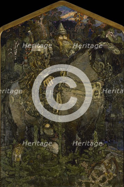 Bogatyr, 1898. Artist: Vrubel, Mikhail Alexandrovich (1856-1910)