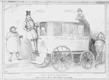 'New State Omnibus, or the Man wot is Cad...', 1834. Creator: John Doyle.