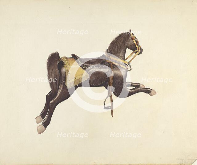 Carousel Horse, 1938. Creator: Henry Tomaszewski.