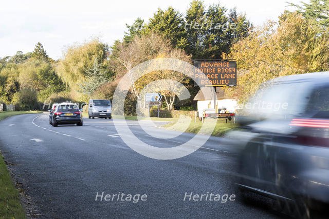 Solar Variable Message Temporary Road Sign 2016. Creator: Unknown.