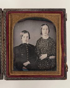 John and Mary Hoyt, c1850. Creator: Unknown.