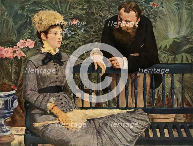 'In the Greenhouse', 1879, (1937).  Creator: Edouard Manet.