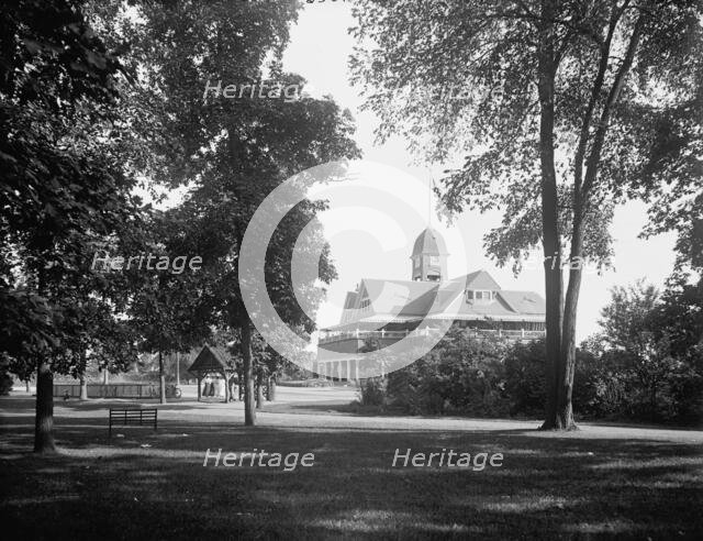 Casino (park side), Belle Isle, Detroit, between 1884 and 1899. Creator: Unknown.