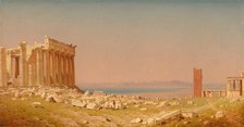 Ruins of the Parthenon, 1880. Creator: Sanford Robinson Gifford.
