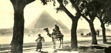 'Cairo - The Pyramids', c1918-c1939. Creator: Unknown.