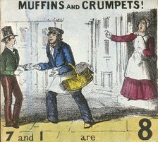 'Muffins and Crumpets!', Cries of London, c1840. Artist: TH Jones