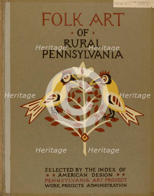 Study for Portfolio: "Folk Art of Rural Pennsylvania", 1935/1942. Creator: Unknown.