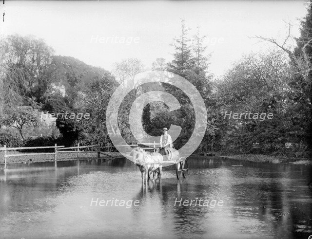 Water carrier at, Ewelme, Oxfordshire, c1860-c1922. Artist: Henry Taunt