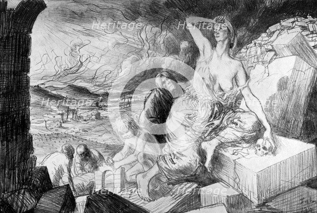 'The Dawn', 1917, (c1920). Artist: Augustus John