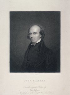 Portrait of John Flaxman, c1800.  Artist: Richard Woodman