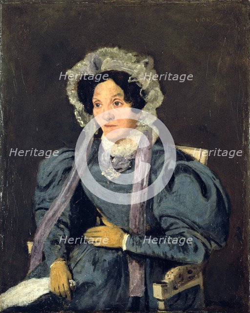 'Madame Corot, Mother of the Artist', c1845. Artist: Jean-Baptiste-Camille Corot    