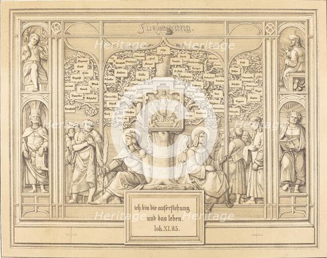 Dedication: Ich bin die Auferstehung und das Leben (I am the resurrection and the life), 1823. Creator: Ferdinand Olivier.