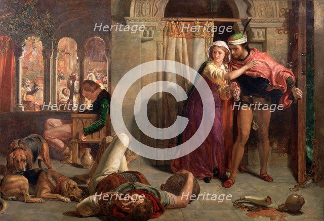 'The Eve of St Agnes', 1848. Artist: William Holman Hunt