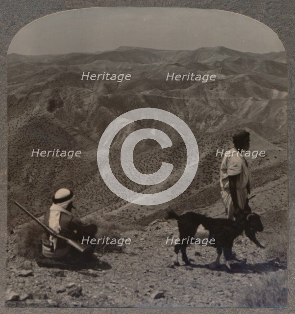 'The Wilderness of Judea, and Place of the Scapegoat', c1900. Artist: Unknown.