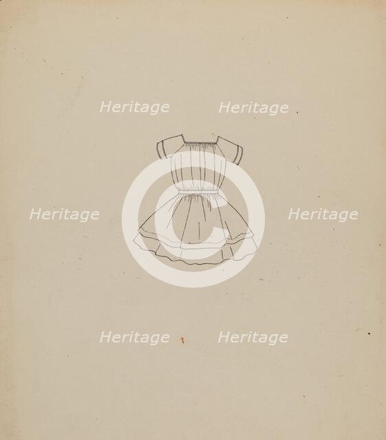 Child's Dress, c. 1936. Creator: Irene Lawson.