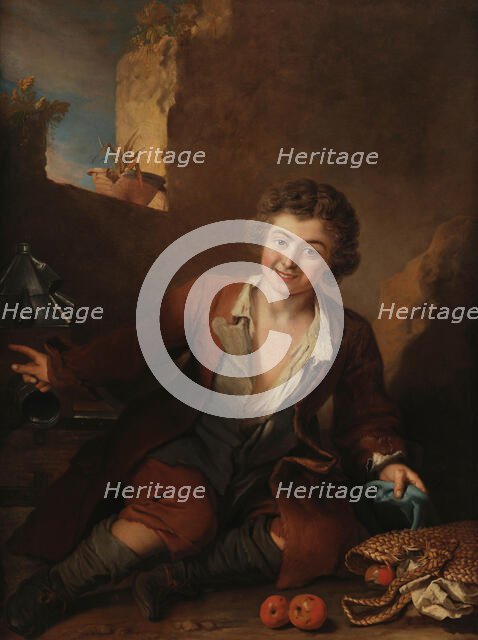 Magic Lantern, 1731. Creator: Delyen, Jacques-François (1684-1761).