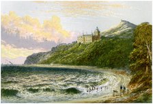 Dunrobin Castle, Sutherland, Scotland, home of the Duke of Sutherland, c1880. Artist: Unknown