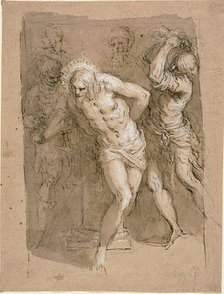 Study for the Flagellation of Christ, c.1602. Creator: Jacopo Palma.