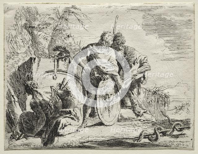 Various Caprices: The Astrologen and the Young Soldier. Creator: Giovanni Battista Tiepolo (Italian, 1696-1770).