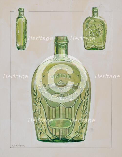 Liquor Flask, c. 1936. Creator: Charles Caseau.
