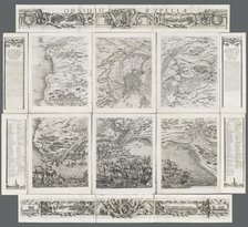 The Siege of La Rochelle, 1628-1630. Creator: Israël Henriet (French, c. 1590-1661); Jacques Callot (French, 1592-1635); Michael Lasne (French, 1590-1667); Abraham Bosse (French, 1602-1676), and.