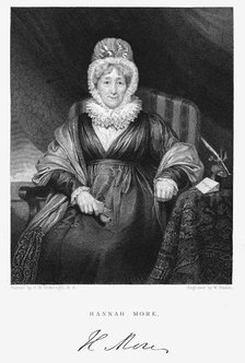 Hannah More, English religions writer, poet and playwright, c1830. Artist: Unknown