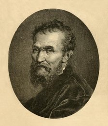 'Portrait of Michael Angelo Buonarotti', 1881. Creator: Unknown.