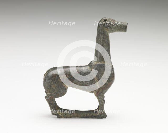 A standing deer, Han dynasty, 206 BCE-220 CE. Creator: Unknown.