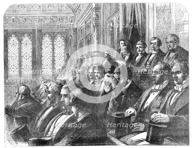 The Strangers Gallery in the House of Commons, 1857. Creator: Unknown.