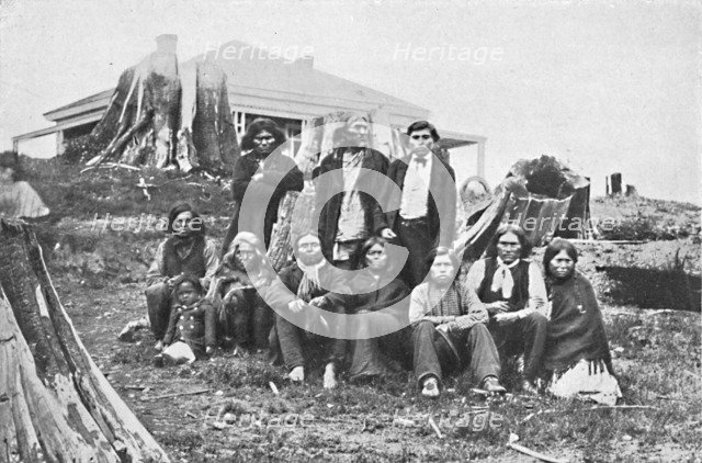 Fraser River Indians, British Columbia, Canada, 1912. Artist: Richard Maynard.