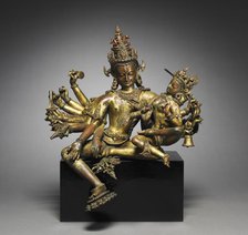 Uma-Maheshvara, 1300s. Creator: Unknown.