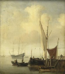 A Harbor, 1650-1707. Creator: Willem van de Velde the Younger.