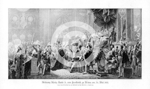 The coronation of King Charles X of France, Reims, 20 May 1825 (1900). Artist: Unknown