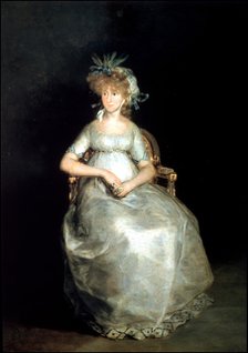 The Countess of Chinchon,' oil by Francisco de Goya.