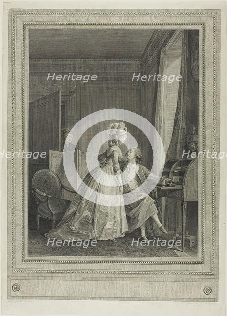 Tempting Offers, 1782. Creator: Jean-Louis Delignon.